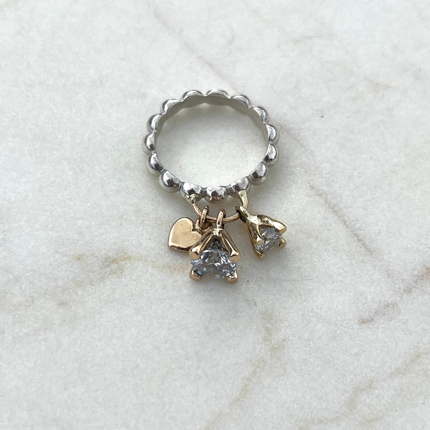 Poppy stæsj sølv & gull