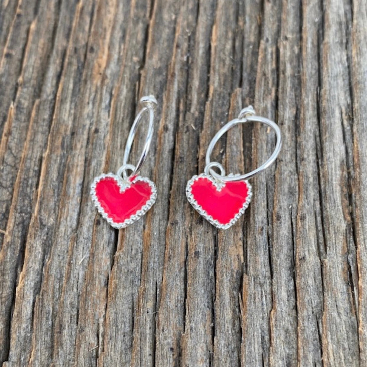 Øredobber HAPPY pink