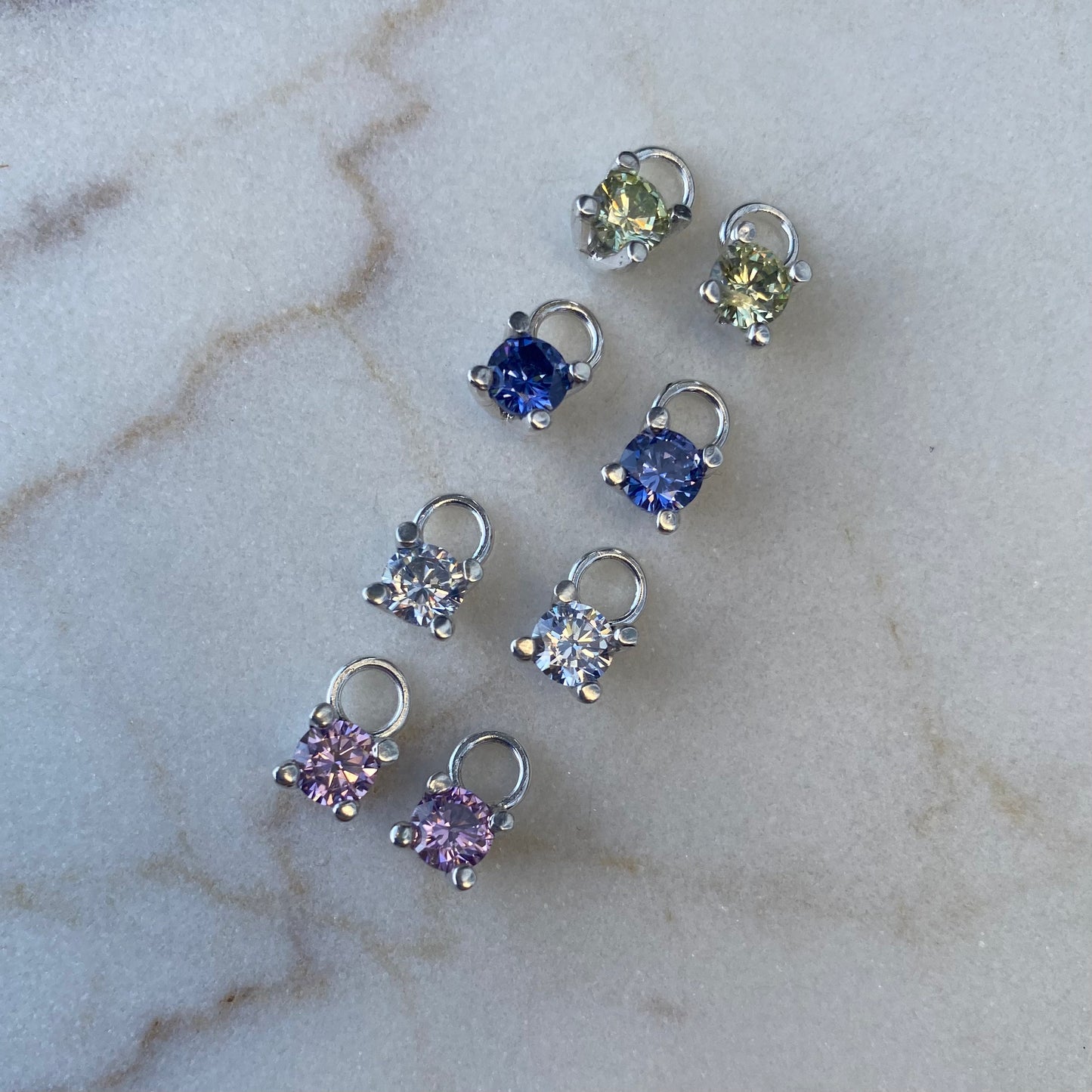 MARTINE hoops med sten