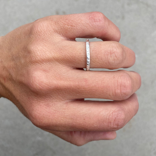 Peace & Love ring