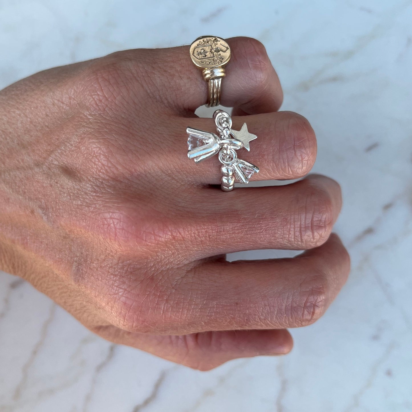 Poppy stæsj ring blank