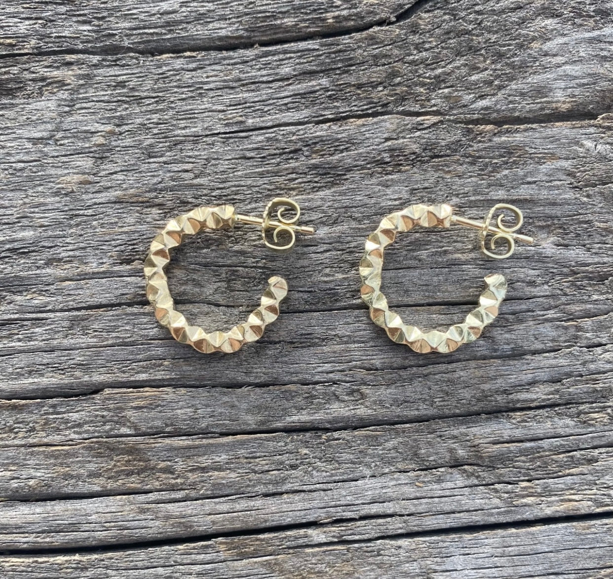 MARTINE gold hoops