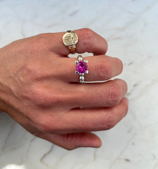 Poppy ring rosa