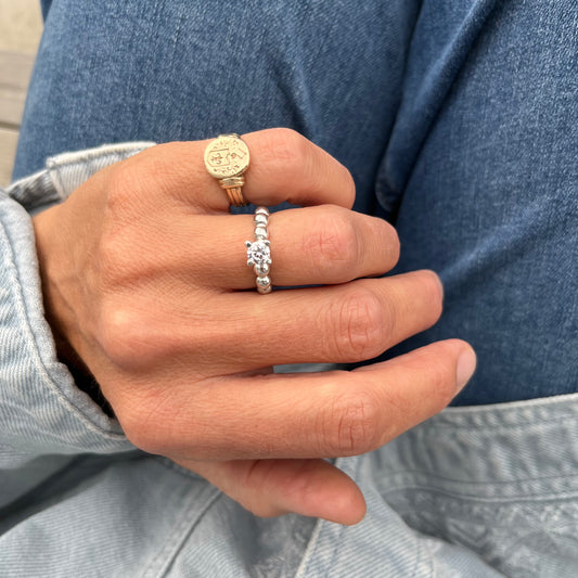 Poppy ring mini